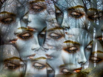 Faces in the autumn by Gabi Hampe
