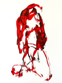 The mystic red woman by Gabi Hampe