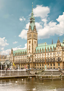 Rathaus in Hamburg by Peter Schenk