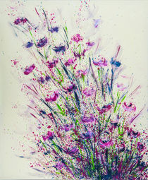 Flower-Fireworks - Blumen-Feuerwerk by Tania Konnerth