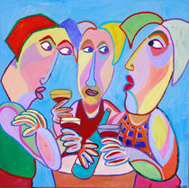 Gemälde "Guter Wein" - Painting "Good wine" von Twan de Vos