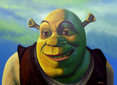 Shrek-painting
