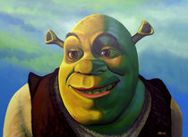 Shrek painting by Paul Meijering
