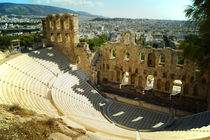 Akropolis, Odeon des Herodes Attikus by Sabine Radtke