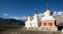 Buddhist Stupas Nubrah Valley, Ladakh 1 von studio-octavio