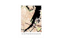 Copenhagen City Map (Sundowner, Stratus) von planimetrica