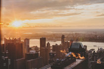 Sonnenuntergang in New York City von Franzi Molina