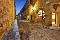 The Street of the Knights in Rhodes, Greece by Constantinos Iliopoulos