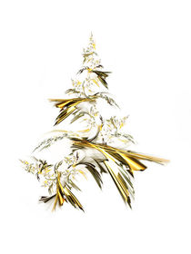 Golden Christmas Tree von moonbloom