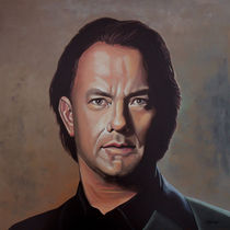 Tom Hanks painting von Paul Meijering