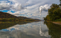 Power Plant On The Ohio River by John Bailey
