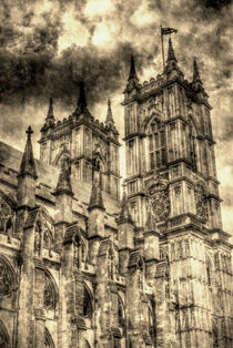 Westminster Abbey London Vintage von David Pyatt