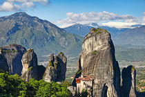 The Roussanou Monastery in the Meteora, Greece by Constantinos Iliopoulos