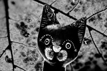 Woodcat black and white by leddermann