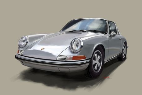 Porsche-911-targa-fineart
