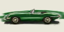 Jaguar E Type, Racinggreen by rdesign