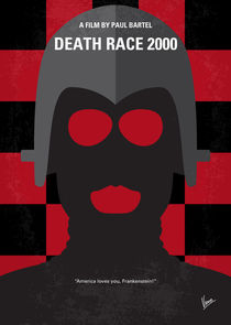 No367 My Death Race 2000 minimal movie poster by chungkong