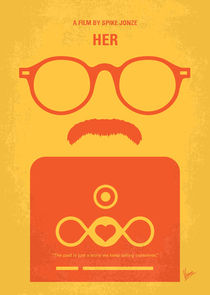 No372 My HER minimal movie poster by chungkong
