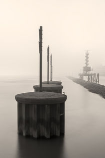 Elbe im Nebel von Michael Onasch
