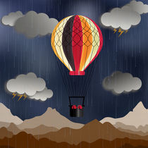 Balloon Aeronautics Rain by dip