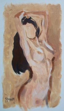 Posing Nude by Terence Donnelly