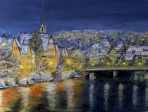 Winter am Neckar von Elisabeth Maier