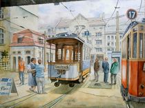 Historisches Straßenbahndepot in Leipzig von Ronald Kötteritzsch