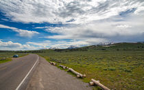 Marvelous Drive Through Yellowstone by John Bailey