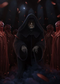 Palpatine and the imperors royal guard by Giordano Aita