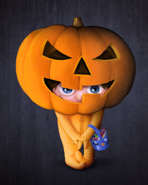 Halloween pumpkin mask by Giordano Aita