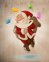 Santa Claus on ice by Giordano Aita