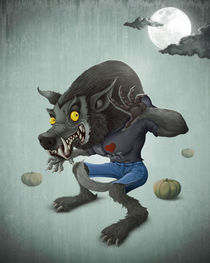 Halloween Wolfman by Giordano Aita