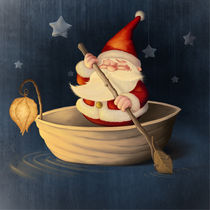 Santa Claus and walnut shell by Giordano Aita