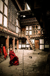 Bhutan Kloster by Helge Lehmann