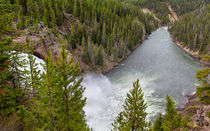 The Majestic Yellowstone River by John Bailey