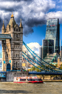 Tower Bridge and the City by David Pyatt