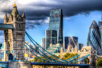 Tower Bridge and the City by David Pyatt