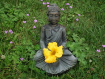 Buddha im Garten von Dörthe Huth