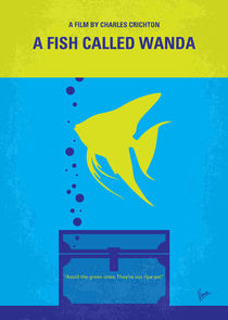 No389 My A Fish Called Wanda minimal movie poster von chungkong
