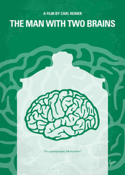 No390-my-the-man-with-two-brains-minimal-movie-poster