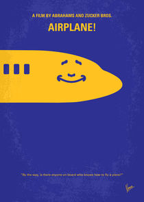 No392 My Airplane! minimal movie poster von chungkong