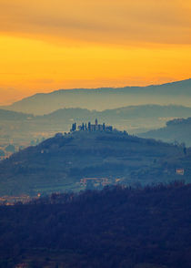 The monastery on the hill by Giordano Aita