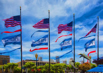 Flags At Pier 39 by John Bailey