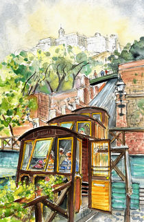 The Funicular From Budapest by Miki de Goodaboom
