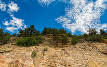 Cliffs And Layers At Dakota Ridge by John Bailey