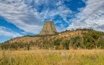 Gazing Upon Devils Tower by John Bailey