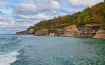 Changing Faces At Pictured Rocks National Seashore von John Bailey