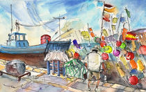 Peniscola Harbour 02 von Miki de Goodaboom