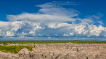 Clouds Over The Badlands by John Bailey