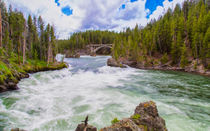 Free Flowing Yellowstone River by John Bailey